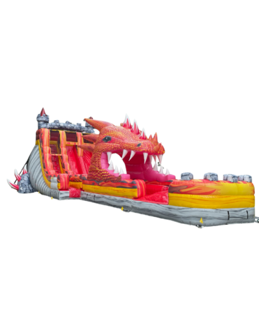 18ft Dragons Reign Dual Lane Water Slide