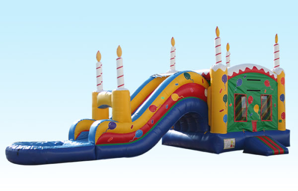 Birthday Cake Combo Bouncer Dry