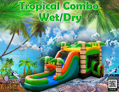 Tropical Combo Bouncer Wet/Dry