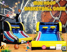 Mini Hoop Shot Inflatable Basketball Game 