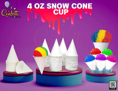 4 oz Snow Cone Cup