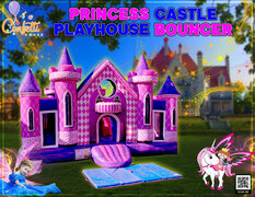 Princess Castle Play House Bouncer