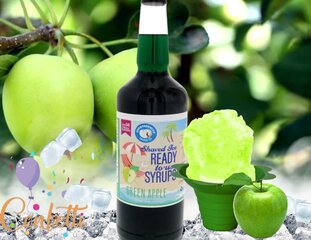 Snow Cone Syrup Quart- Apple