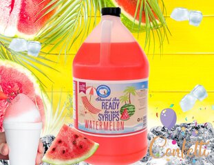 Watermelon Snow Cone Syrup Gallon | Summer Refreshment