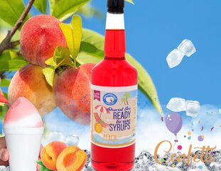 Snow Cone Syrup Quart- Peach