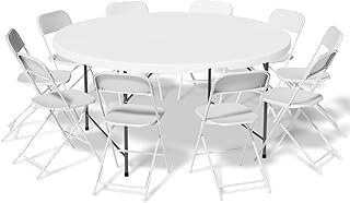 72 inch round table with 10 chairs 