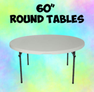 60in Round Tables