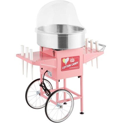 Cotton Candy Machine w Cover and Cart