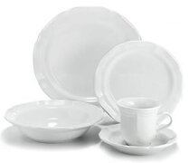 White 5-piece Dinner Set 