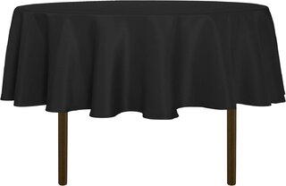 Round table black cover