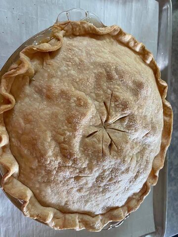 Handmade Fresh Blueberry Pie 