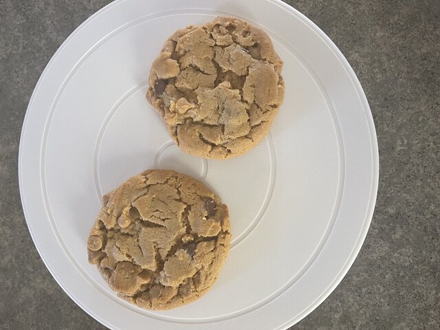 Jumbo Reese's and Chocolate Chip Cookies 