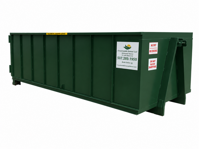 21 Cubic Yard Dumpster Construction/ Demolition 