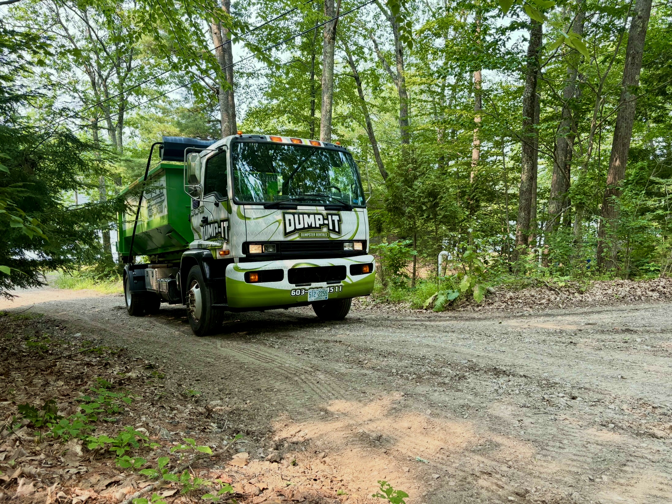 Dump-It Dumpster Rentals trucks ready for delivery