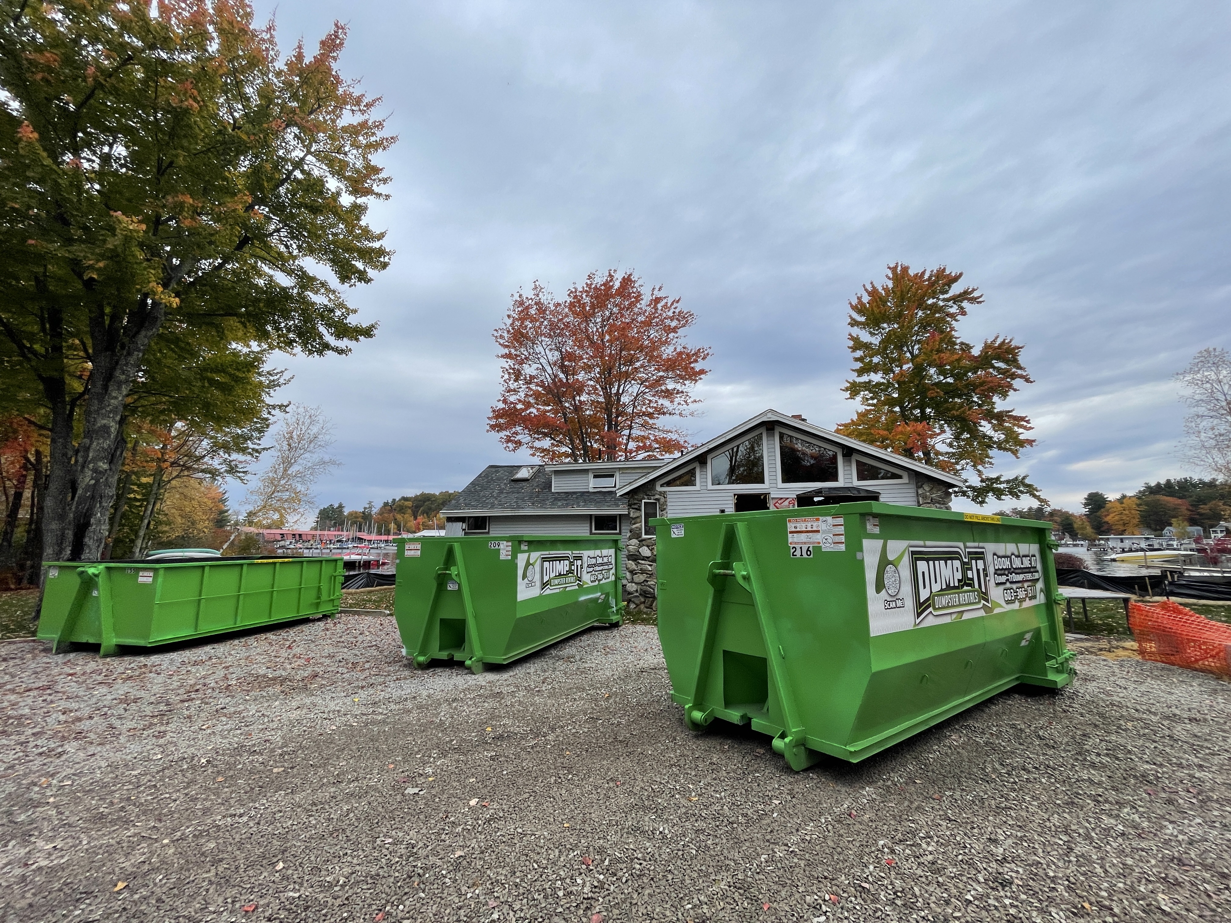 Residential dumpster provided by Dump-It Dumpster Rentals