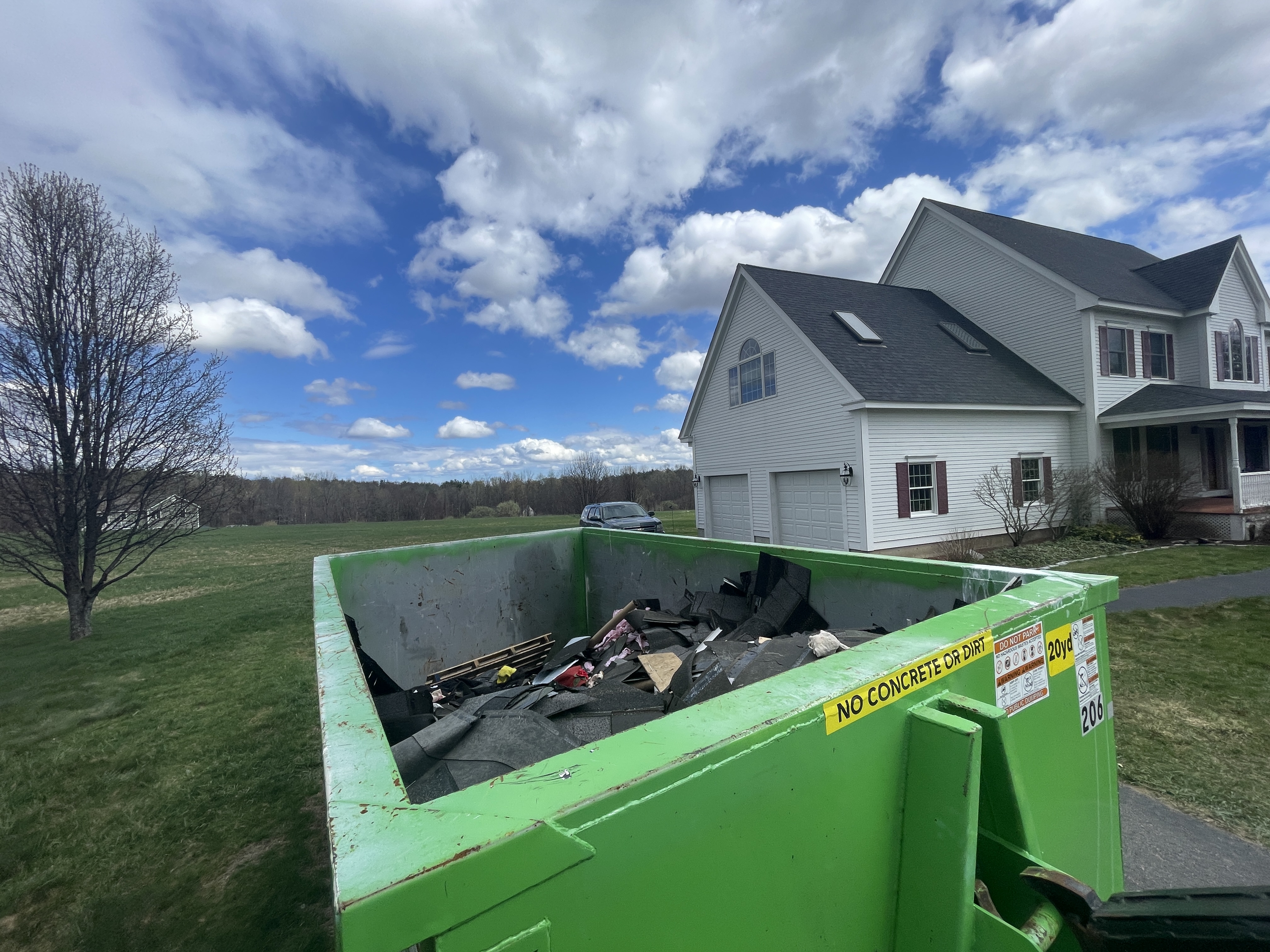 Residential dumpster provided by Dump-It Dumpster Rentals