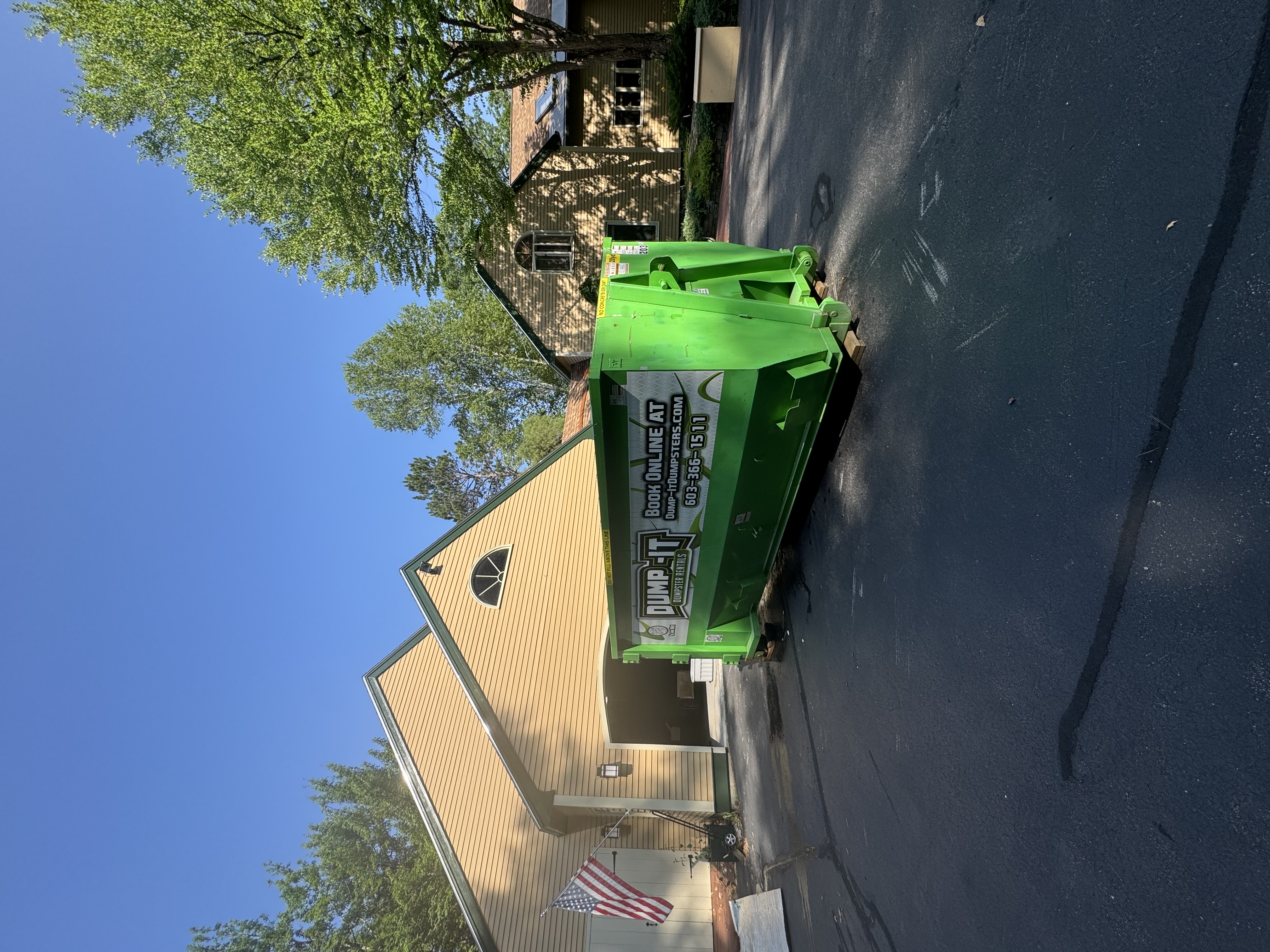 Industrial dumpster provided by Dump-It Dumpster Rentals