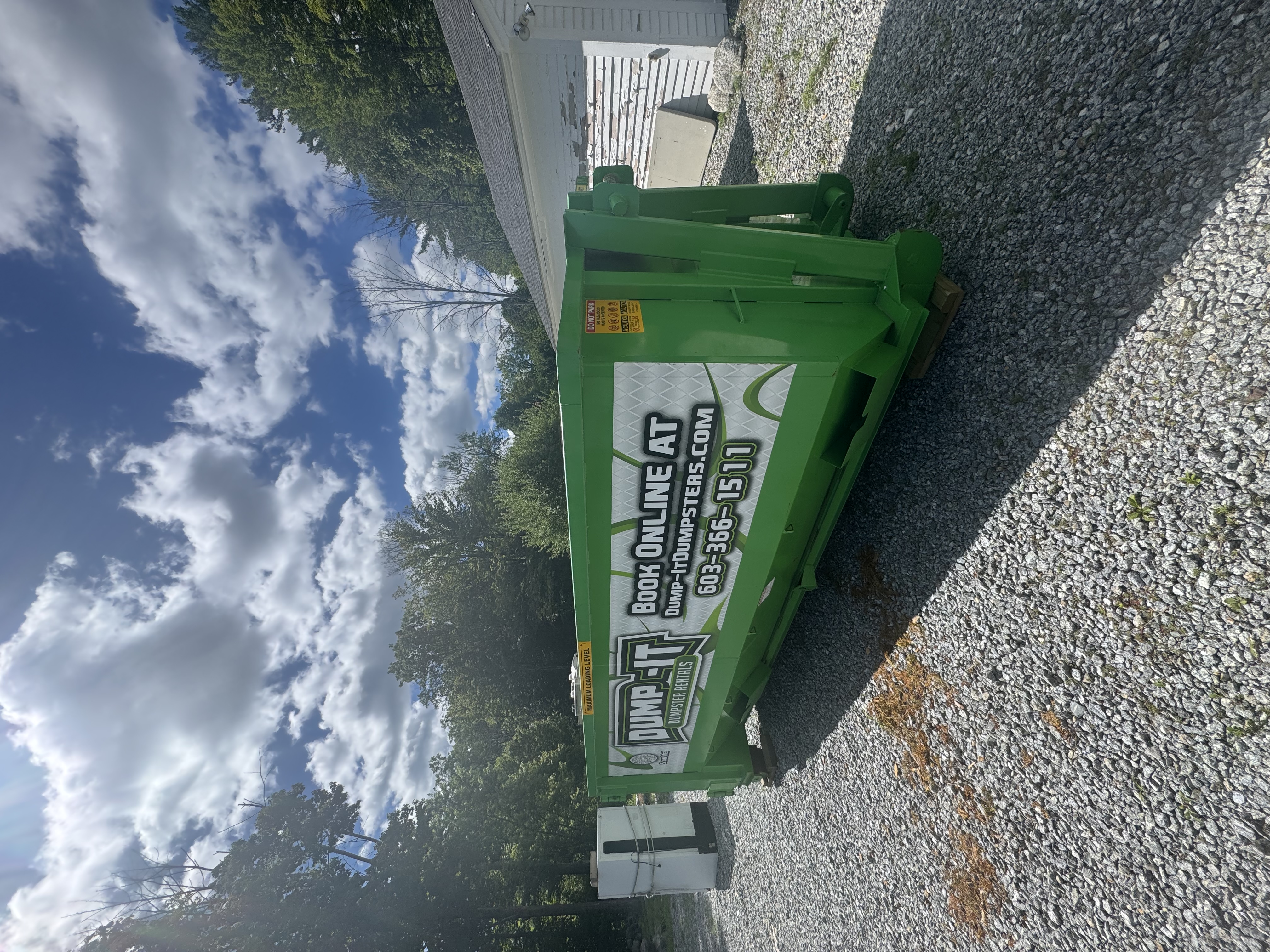 Commercial dumpster provided by Dump-It Dumpster Rentals