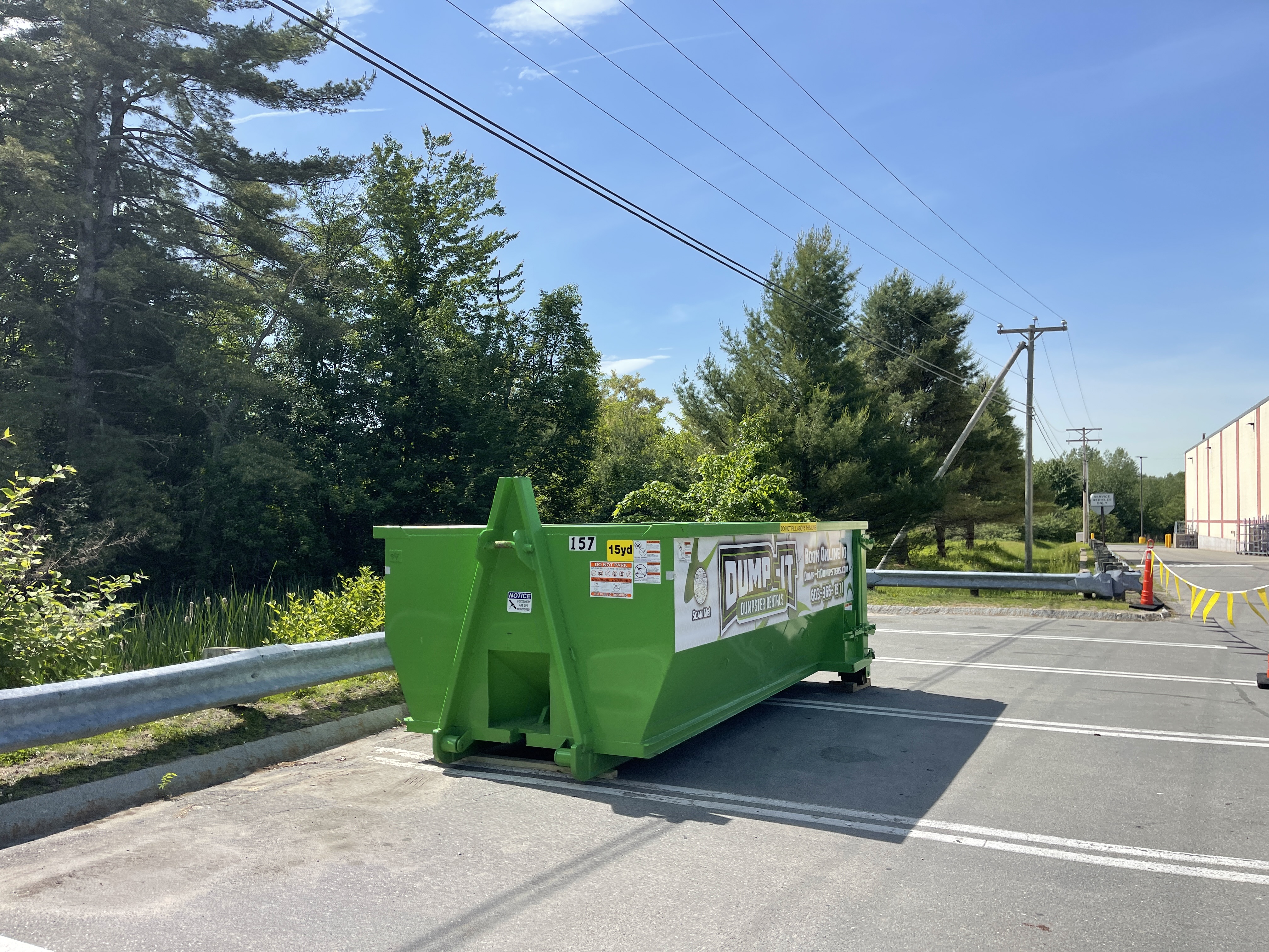 Industrial dumpster provided by Dump-It Dumpster Rentals