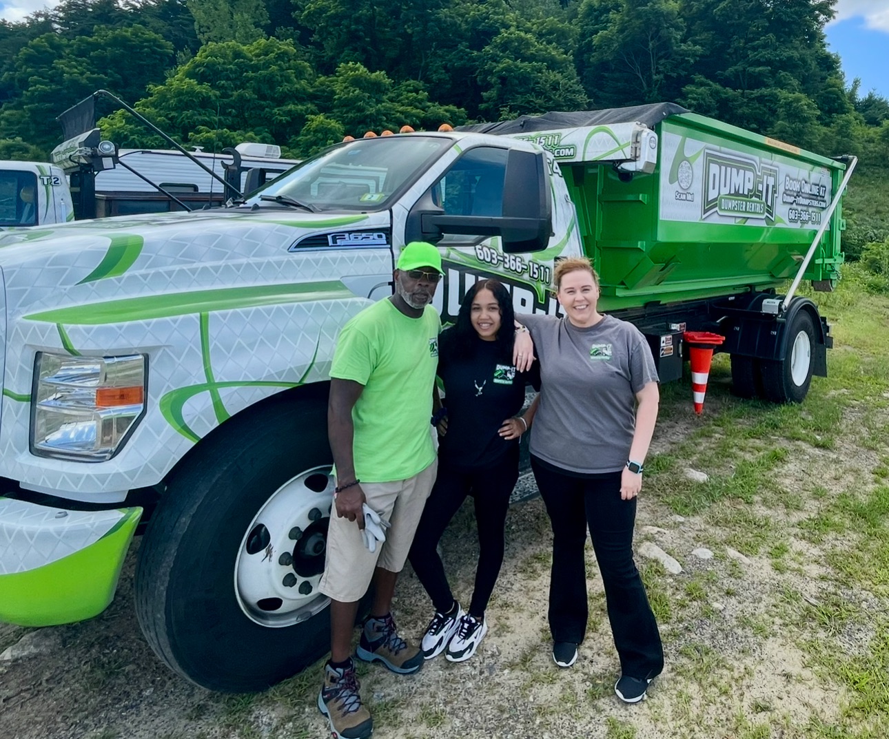 trucks from dump-it dumpster rentals