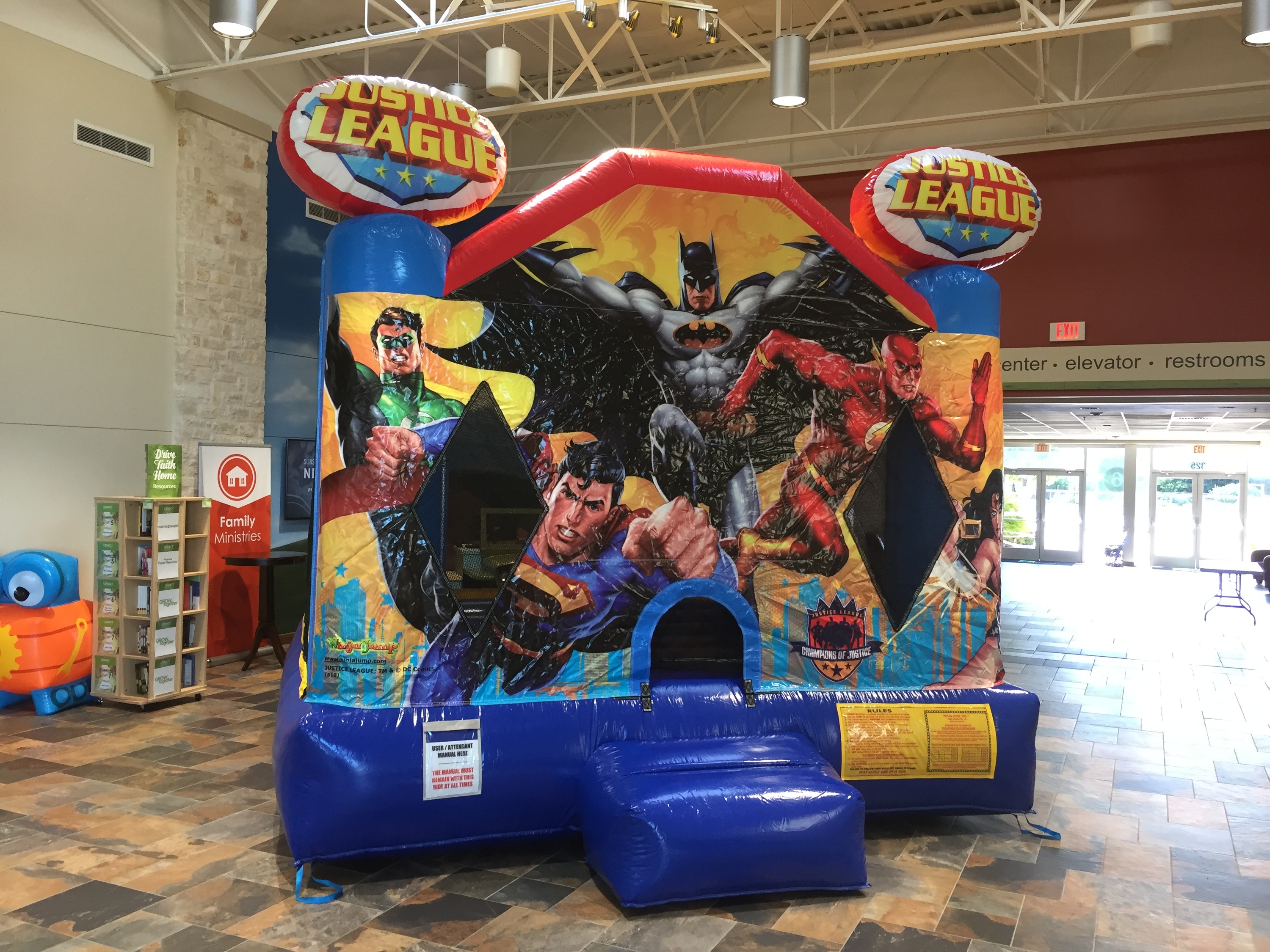 justice league bounce house rental cleburne