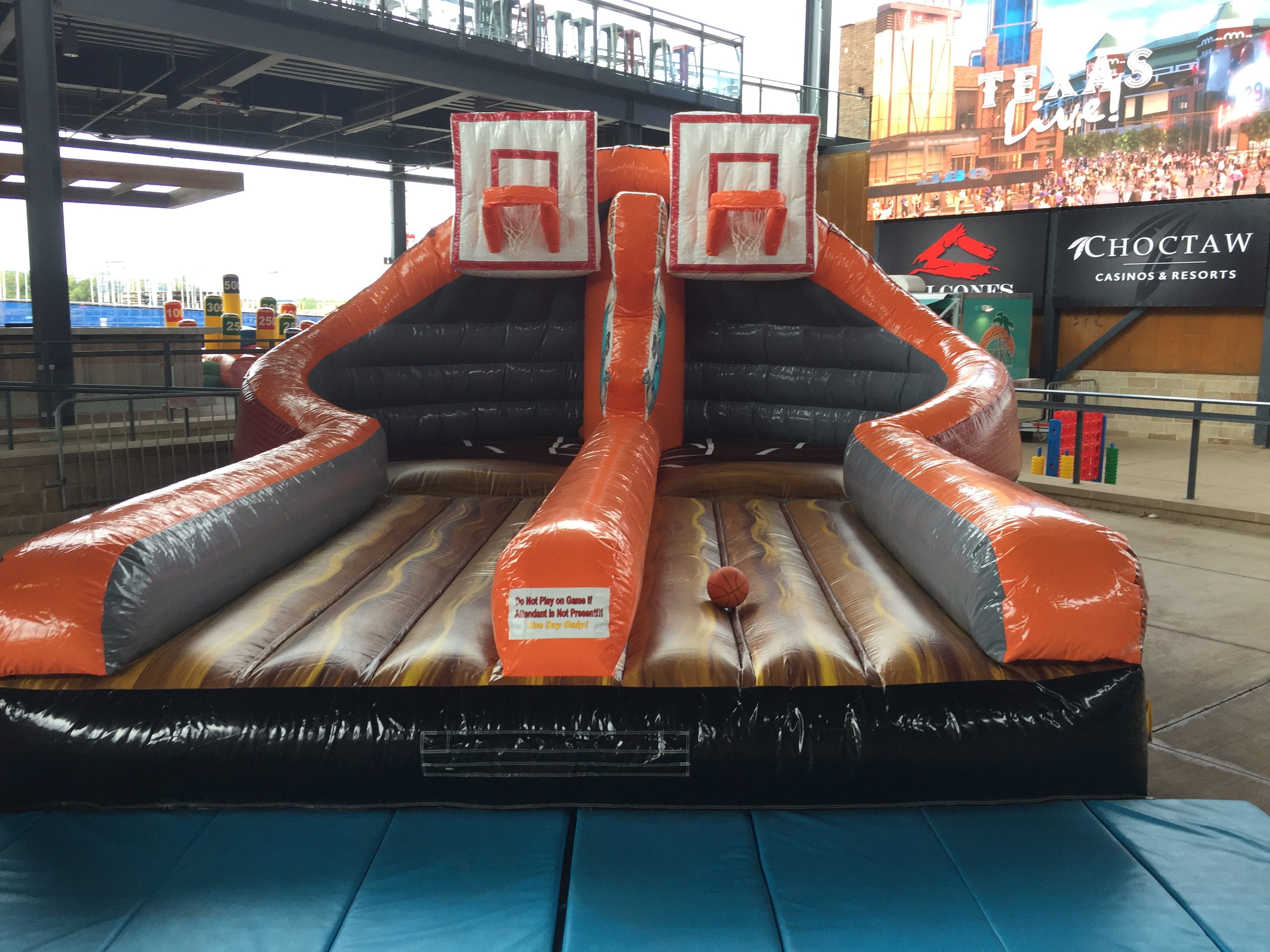 inflatable basketball