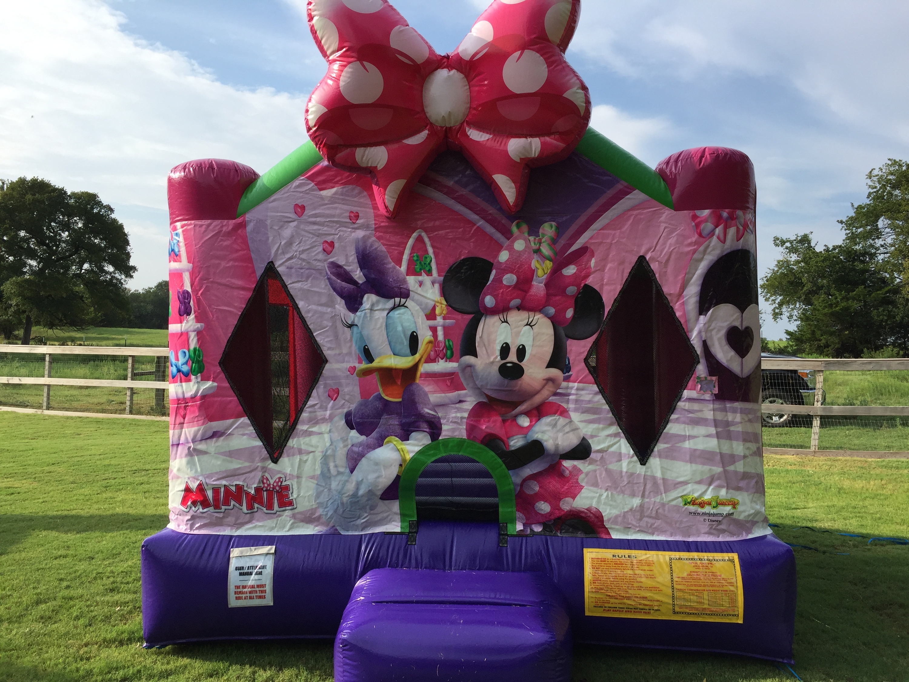 minnie mouse bounce house