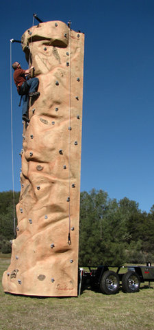 Mobile Rock Wall Rental