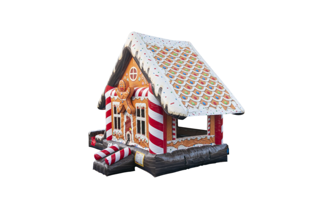 Dry Gingerbread Bounce House Combo