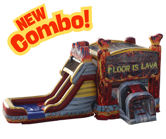 Dry Floor is Lava Bounce Combo with Dual Laned Slide