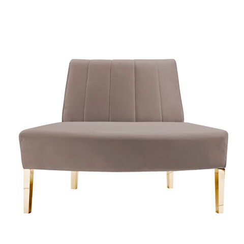 Kincaid - Outside Round - Pewter Seat - Gold Frame