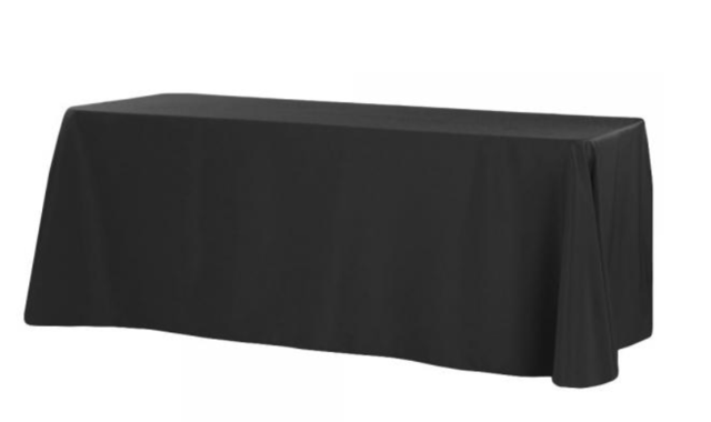Black 60x120 Tablecloth