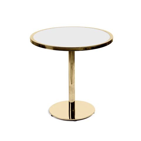 Gramercy Bistro Table - Gold - 42 inches Tall 