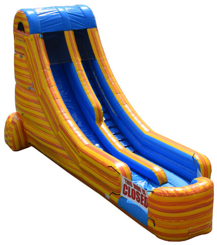 Wet 20 Ft Yellow Splash Water Slide 