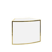  Bar - 1 / 8 Avenue Collection - Gold Frame / White Inserts