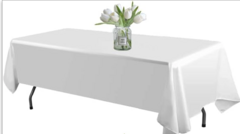 White Tablecloth (Rectangular, 6ft Table)