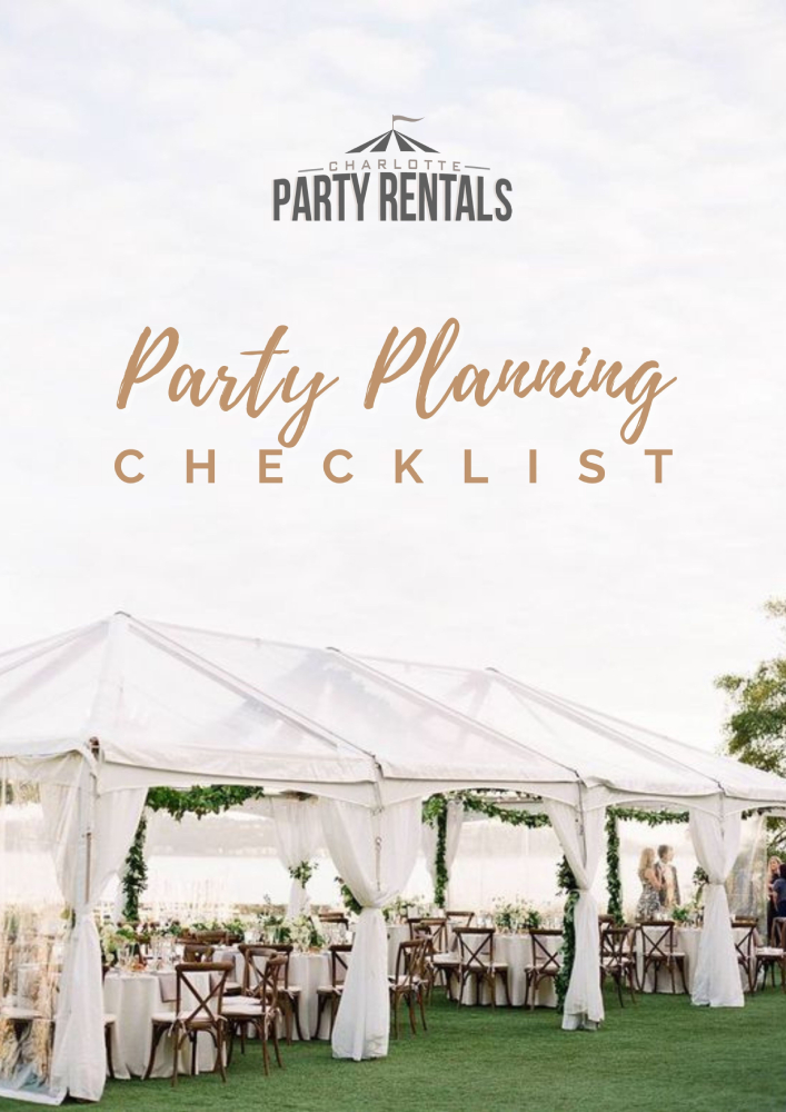 party rentals checklist