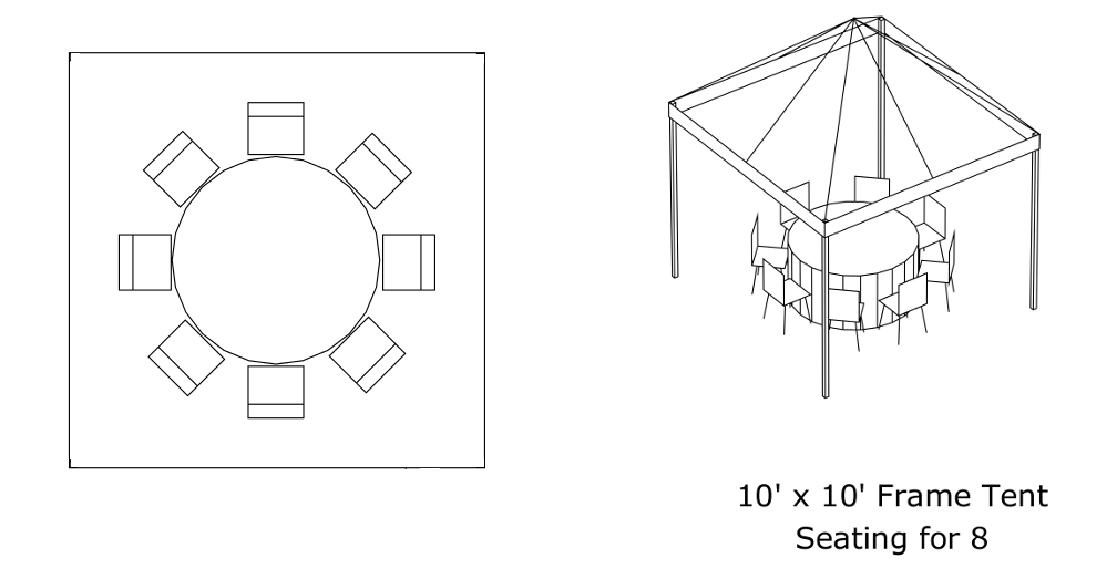 10 X10 High Peak Tent Rentals Charlotte Party Rentals Charlotte Nc