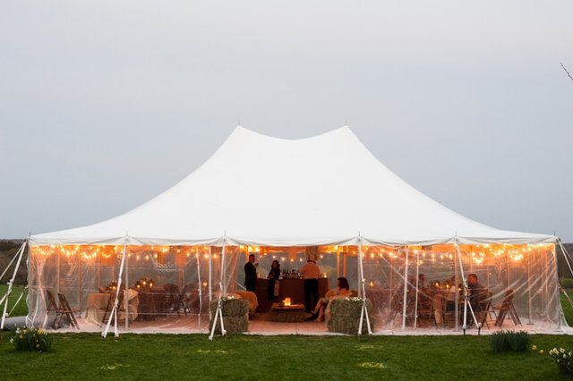 Enclosed best sale tent rental