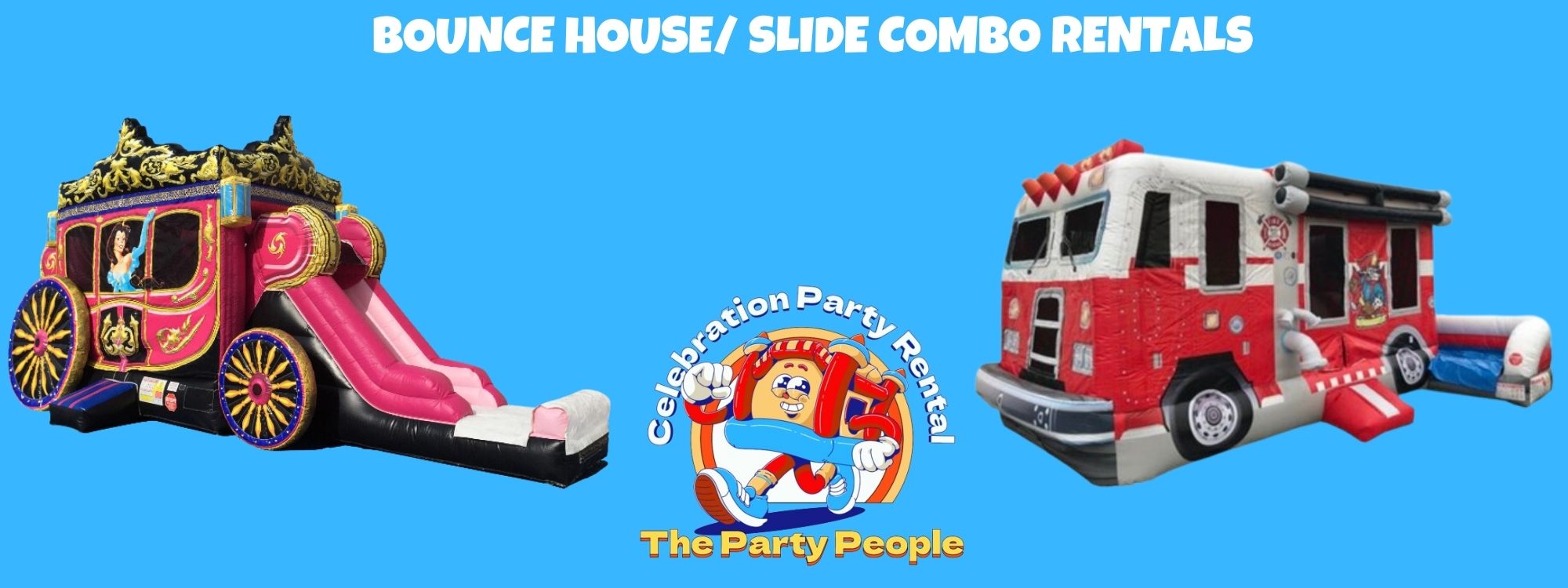 Bounce House With Slide Rentals In Jacksonville, FL.