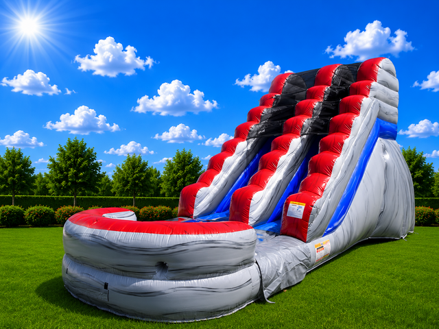 16' Titanium Water Slide with pool