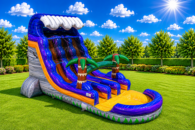 18' Big Surge waterslide with pool