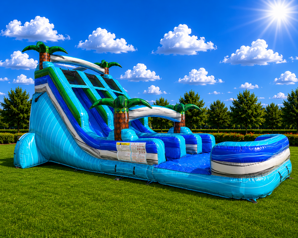 20' Bahama Blast dual lane with pool