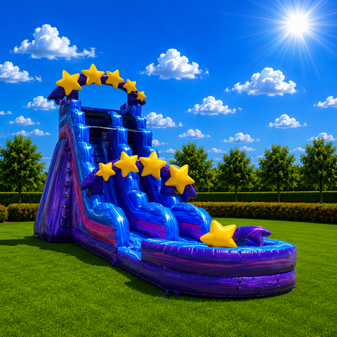 20' Galaxy Water Slide with pool
