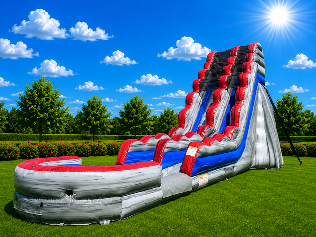 20' Titan water slide with pool