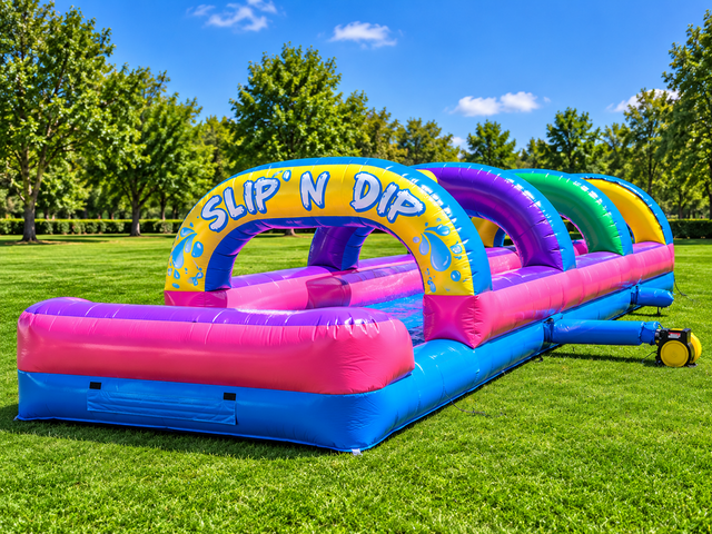 37' Dual Lane Slip  N Slide