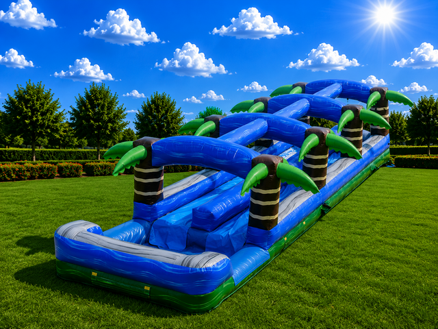 40' Tropical Dual lane Slip n Slide