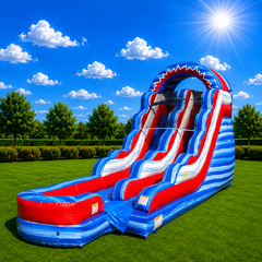 16' Patriot water slide with splash landing