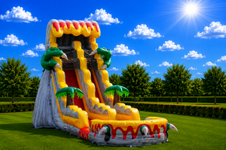 20' T-Rex water slide with pool
