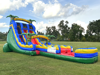 TIKI RUSH 20' Dual Lane Water Slide